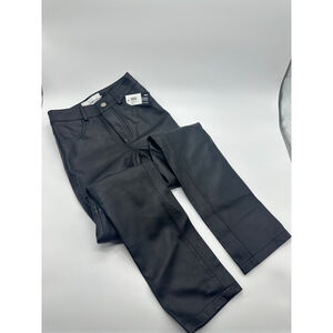 Deadwood Phoenix Leather Pants • Lambskin Slim Straight Slim-Leg • NWT